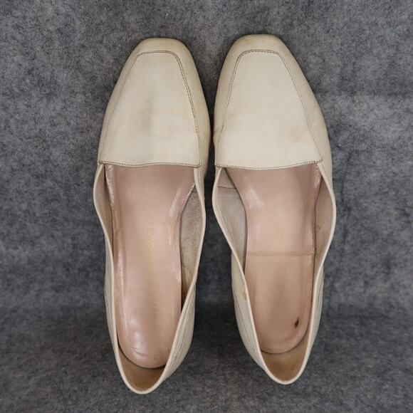 Enzo Angiolini Shoes Women 8 Flats Slip On Loafer Classic Leather Fashion Career - Picture 7 of 16